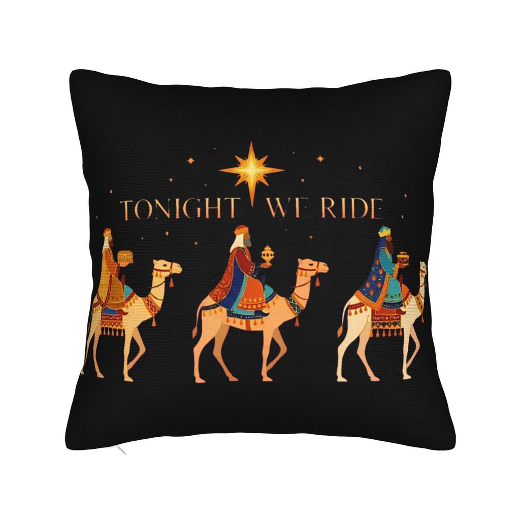 Día de los Reyes Magos Epifanía Three kings Pillow Cover Printed Cushion Cover Decor Throw Pillow Case Cover Home Multiple Sizes