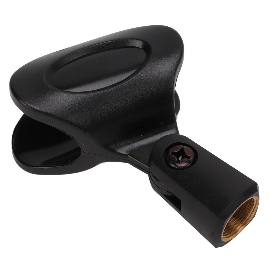 Mic Stand Clip R7 Microphone Holder Mount Adjustable 5 8in Screw Hole Plastic for Wired Wireless Mic