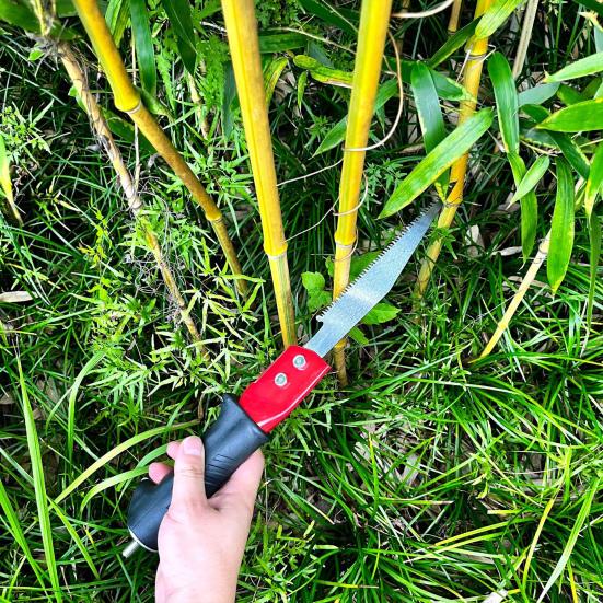 Ручная телескопическая пила для обрезки деревьев на шесте, выдвижная пила для обрезки деревьев с телескопической удлинительной штангой для ремонта высоких веток деревьев