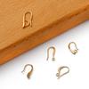 Plated Copper French Earring Hooks Clasps Settings Ear Wires For DIY Jewelry Making Findings Accessories