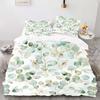 Floral Style - Digital Printed Duvet Kit - Polyester - Bedroom Decor -1 Bed Cover +2 Pillowcase (no Pillow Core)