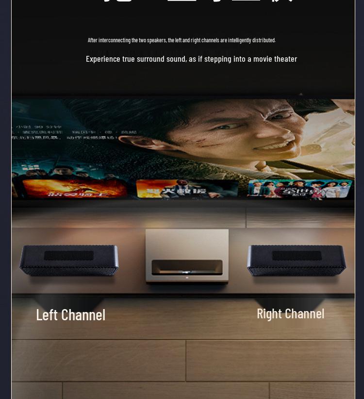 Уличная водонепроницаемая беспроводная Bluetooth-колонка с мощным сабвуфером