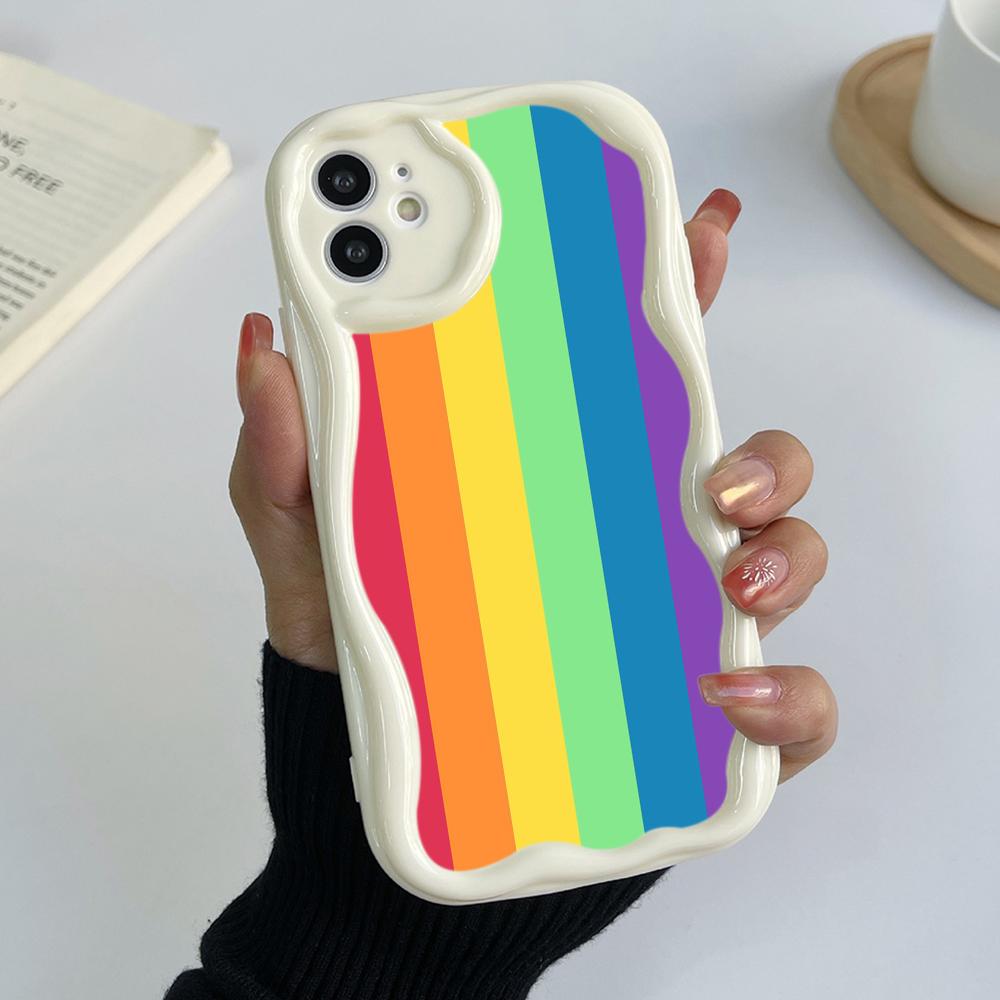Ae93 Радужный художественный дизайн защитные чехлы для телефонов Samsung S23 S24 Ultra A55 A14 A25 A13 Infinix Hot 40 Pro Tecno Spark 20C Wave TPU задняя крышка