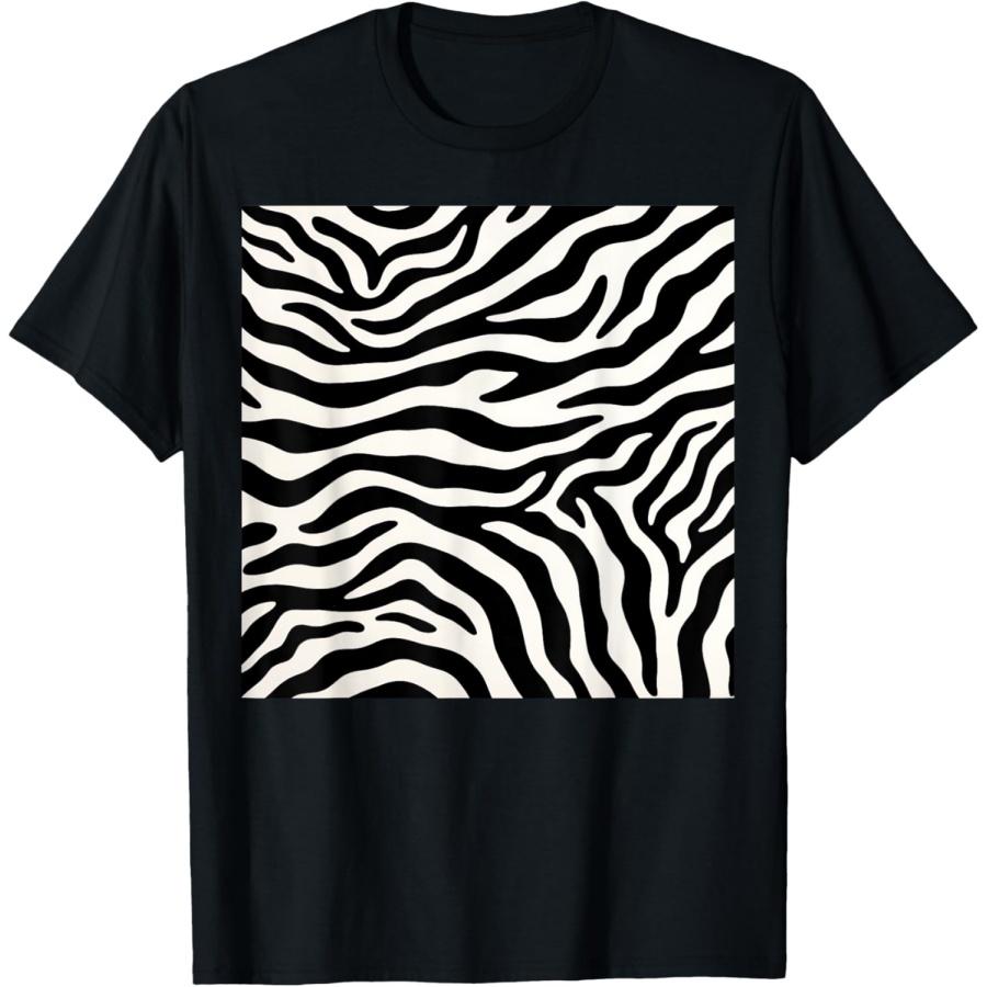 Футболка с принтом зебры для женщин и девушек.