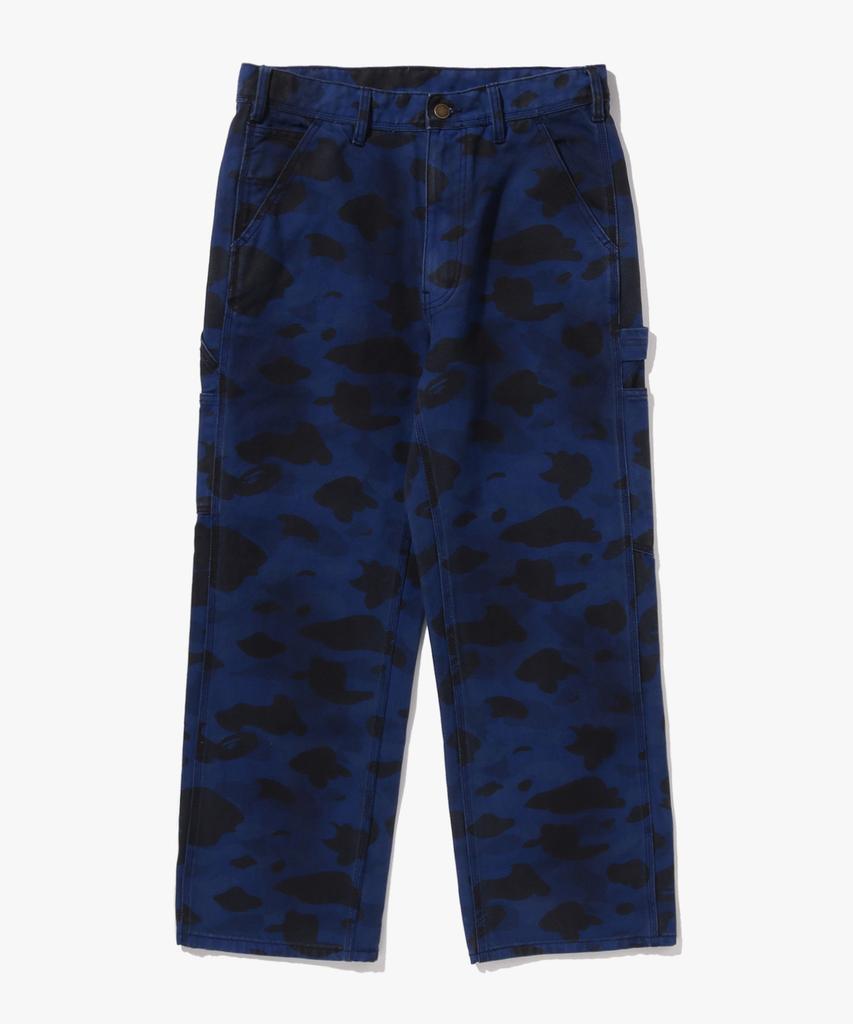 Beipeu Solid First Camo Garment Dye Relaxed Fit Work Pants (M) Navy