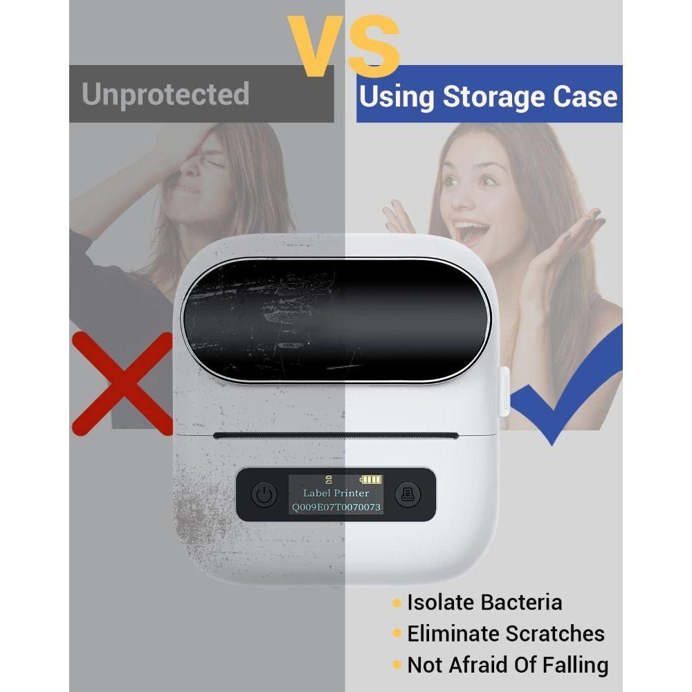 Прочный защитный чехол EVA для переноски для Phomemo M02/M02S/M02Pro/M110/M120/T02/D30