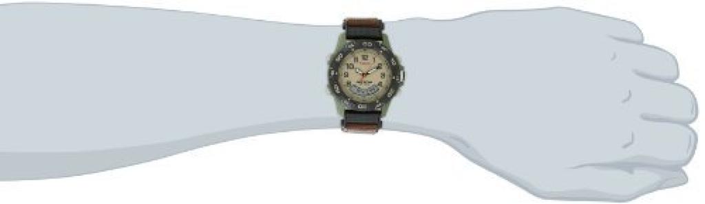 Часы TIMEX Expedition Combo Brown Dial Brown Nylon Strap T45181 Импортные [Timex] Мужские [Обычный продукт] [Часы]