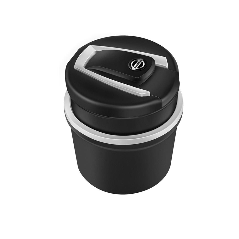 ARE4 Car LED Ashtray Smokeless Auto Flame Retardant Cigarette Storage Cup For Nissan X-trail Qashqai Note Juke Sentra Patrol Navara