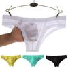 Men Underpants Low Waist Thin Solid Color Great Breathability U Convex