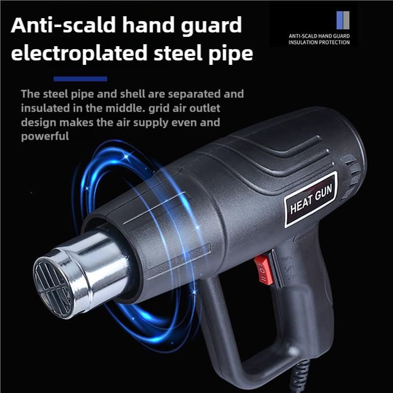 2000 Вт Тепловой фен Профессиональный промышленный фен горячего воздуха Воздушный фен для пайки Термофен Паяльная станция Инструмент для упаковки в термоусадочную пленку