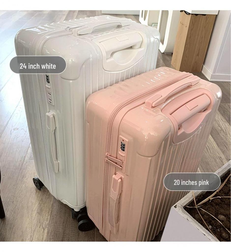 Женский легкий прочный чемодан: Новая модель с бесшумными колесами, большой вместимостью и кодовым замком