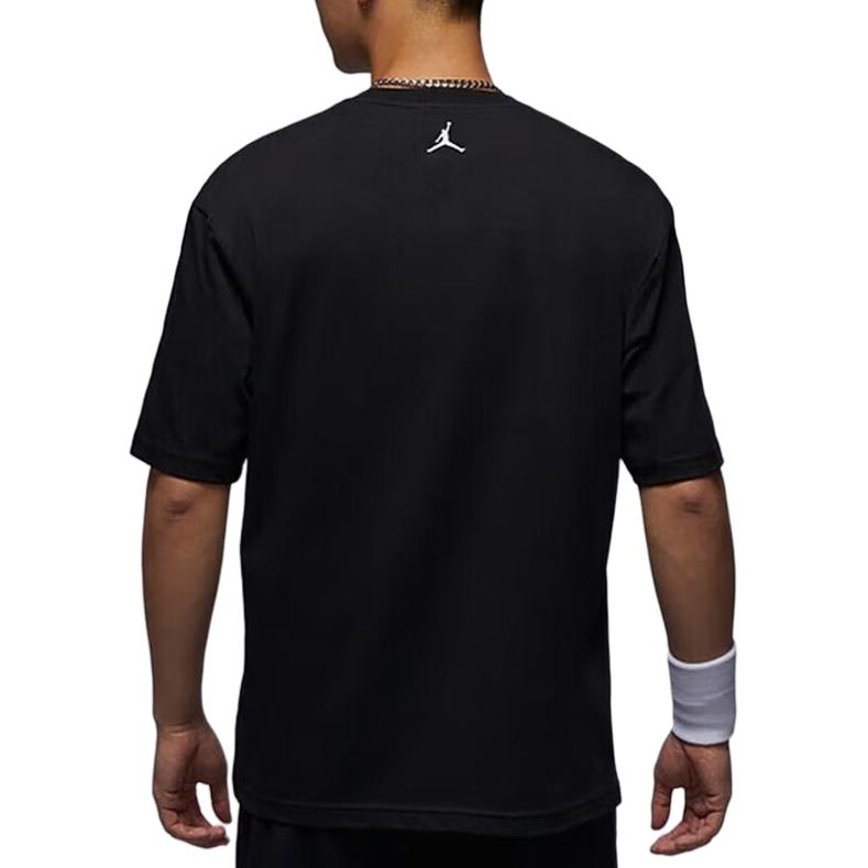 Jordan As M J T Shirts Men's Black Crew Neck Moderate HJ2349-010