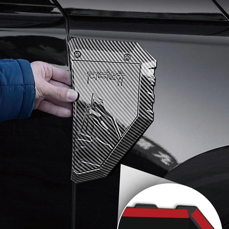 For HAVAL H9 2nd MKII 2024-2026 Car Side Leaf Board Label Body Sticker Black Warrior Decoration Styling Accessories