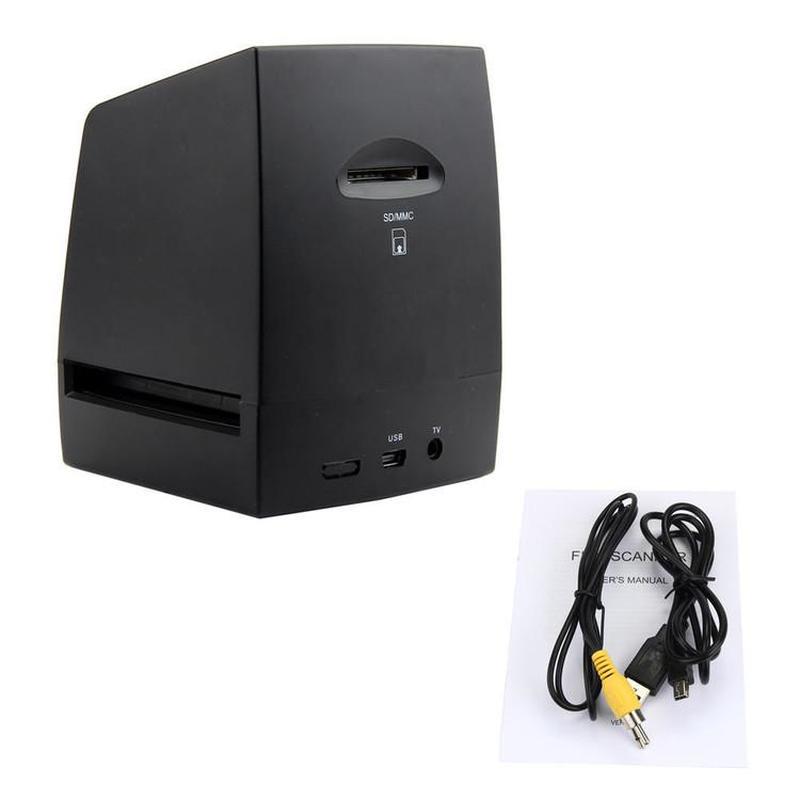 Сканер слайдов и негативов высокого разрешения конвертирует пленки/фотографии в цифровой формат JPG