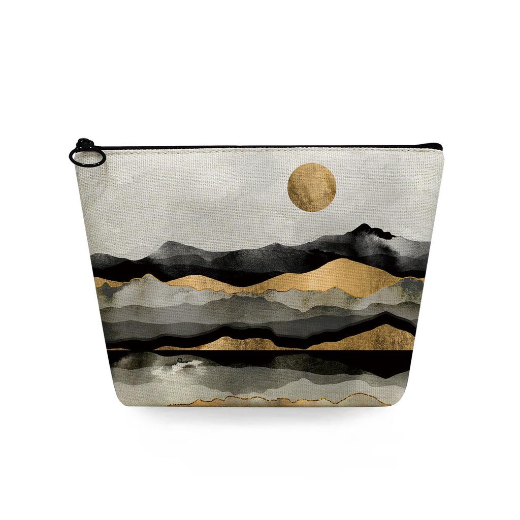 Women Landscape painting Print Cosmetic Bag Toiletries Organize Travel Storage Case 6753 KTB