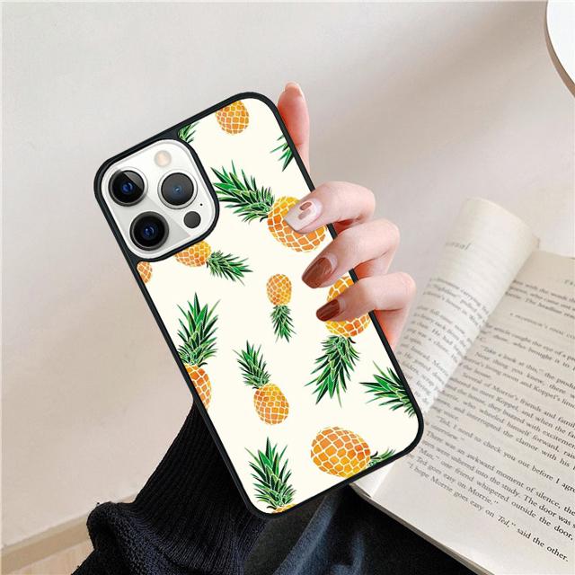 Летний ананас Ракушка Чехол Для iPhone 17 Air 15 16 14 13 12 Pro Max 11 Pro Max Plus Чехол для телефона