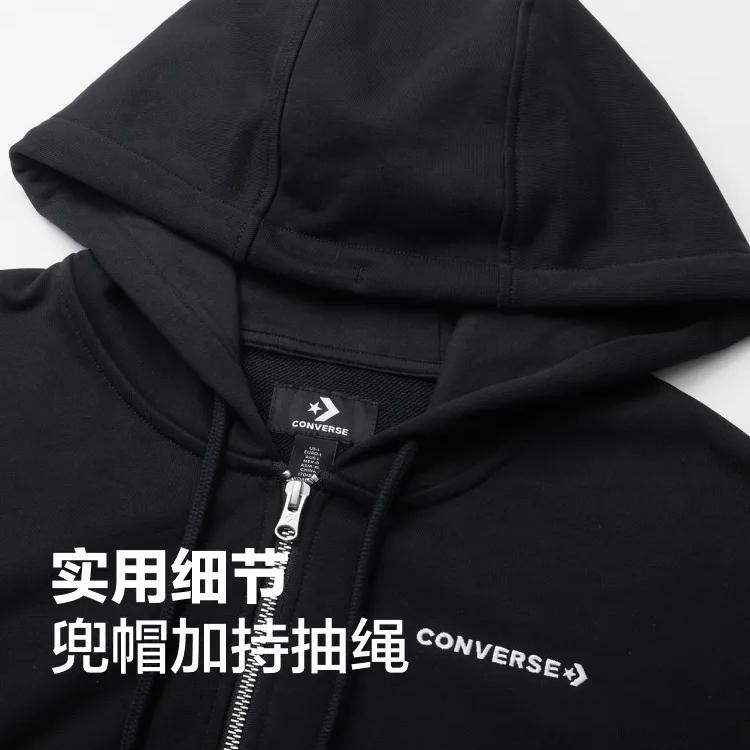 Converse Толстовка Женская Черная 10024532-A08