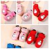 Snow Man Winter Kids Ski Mittens Waterproof Winter Cartoon Sports Mittens  Children