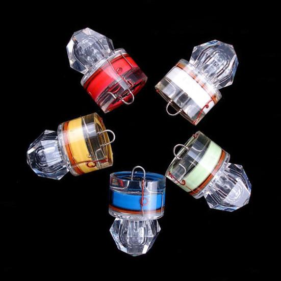 Underwater Fishing Lamp Waterproof Colorful LED Fish Luring Light Submersible Deep Drop Fish Attraction Gathering Lamp Fishing Accessories