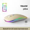 Wireless Bluetooth Mouse with Silent Click and Multi-Color LED for Office and Laptop Use