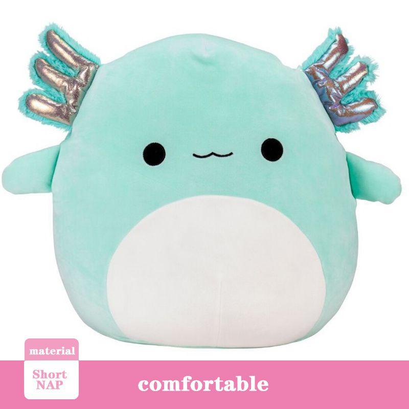Adorable 8" And 16" Plush Axolotl Teal Green Anastasia Doll Ideal For Kids Gifts