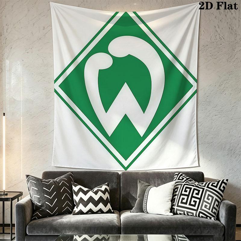 SV Werder Bremen Wall Hanging Printed Fabric Blanket Decorative Tapestries for Bedroom Living Room Home Decor