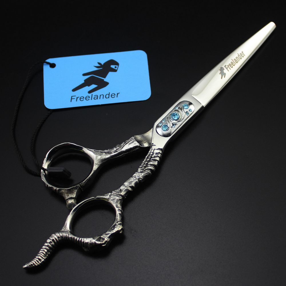 Freelander 6 Inch Hair Scissors Professional Hairdressing Scissors Barber Thinning Scissor Hairdresser Haircut Shears