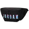 Полиэстеровая наплечная сумка, сумка через плечо, поясная сумка, обычная, унисекс, черная, Jordan JD2233024GS-001