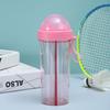 Portable Straw Cup Large Capacity Water Bottle Drinkware Double Drinking Cup  Outdoor