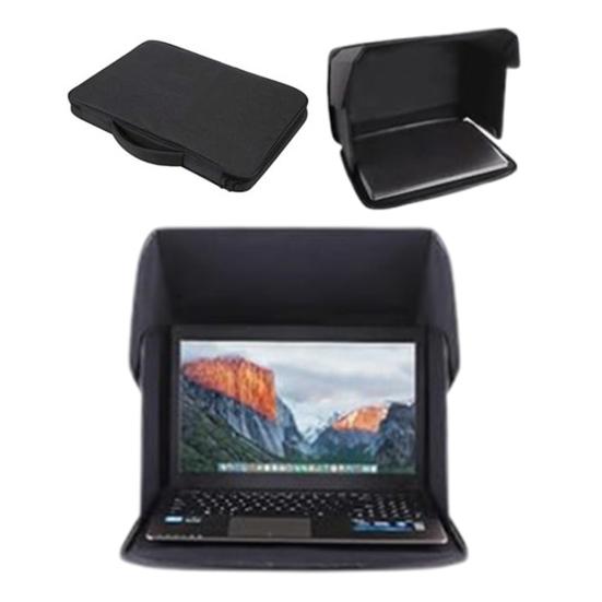 Уличный солнцезащитный козырек для ноутбука Легкий складной козырек для конфиденциальности экрана ноутбука Портативный Оксфордская ткань Наружный компьютер