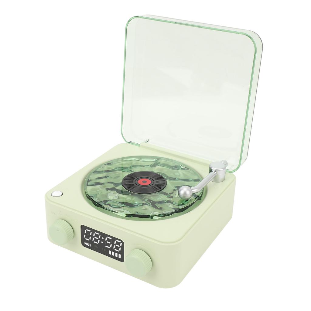 Винтажный проигрыватель пластинок Bluetooth-динамик 4 режима портативный беспроводной проигрыватель виниловых пластинок стереодинамик с