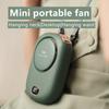 Wearable Personal 3 Speed USB Portable Fan DeskStand Touch Control Battery Powered Leafless Design For Indoor/Outdoor Garage Fan