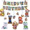 Shiartex Paw Patrol DecorationsBalloons Aluminum CharacterBalloons Happy Garland Cake Topper Decoration Party 1st…