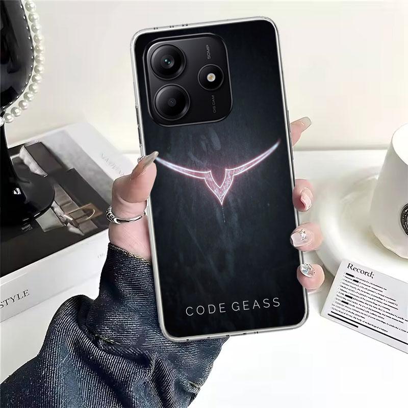 Мягкий чехол для телефона Code Geass для Xiaomi Redmi Note 15 14 14S 13 12 Pro Plus 12S 11 11S 11E 10 10S 11T 5G Fundas Coque Redmi