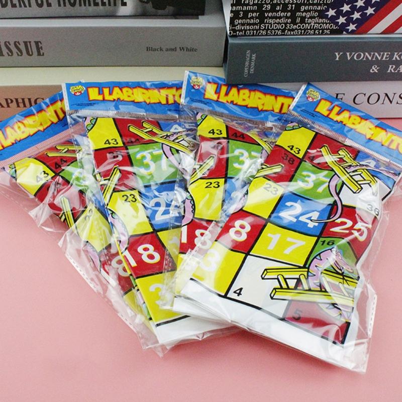 Семейные настольные игры Игрушки Детская игра Змейка Лесенка Пластиковая Настольная Игра Шахматы