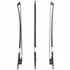 VINGOBOW Double Bass Bow, French Style, Carbon Fiber, Black Hair, All Sizes 4/4