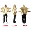 Adult Christmas Costume, Large Gold Star