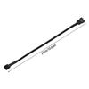 2Piece 4Pin PWMs Computer Fan Extension Cable Set 26cm Length for Enhances Airflows and Noise Reduction