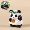 Micro-Assembled Small Particle Educational Toys Building Blocks Children's Gifts Boys And Girls Panda 3D Puzzle Ornaments