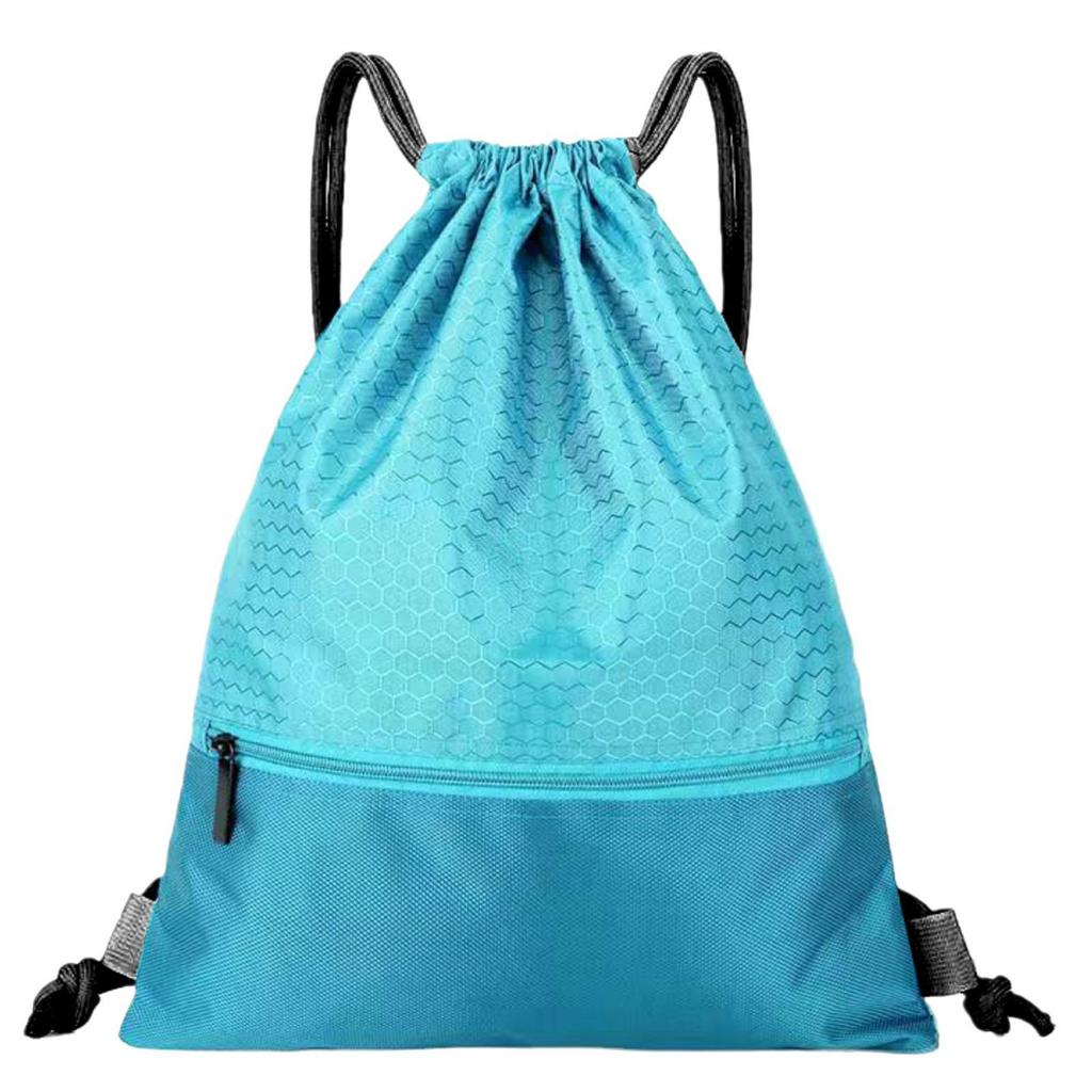 Waterproof Sports Drawstring Backpack for Fitness, Basketball, and Football Storage