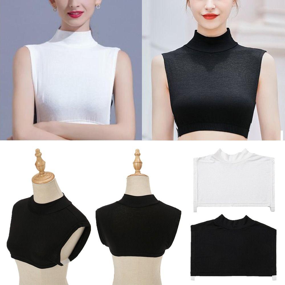 Detachable Modal Neck Cover Fashion Turtleneck Scarves New Fake Collar