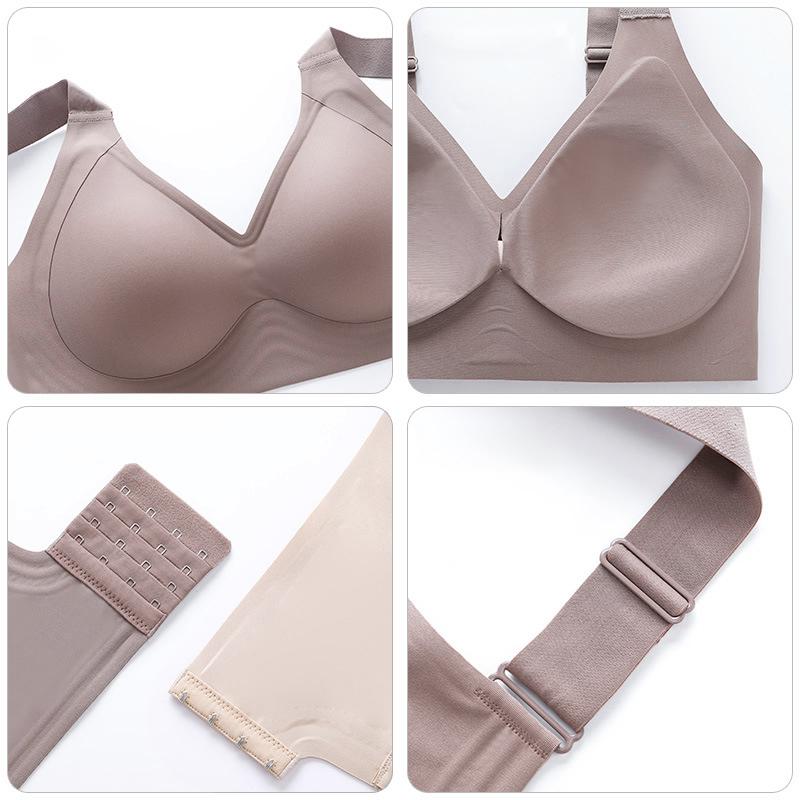Plus Size Bra for Women Seamless Push Up Bras Comfortable Wireless Ladies Bralette Big Size Active Brassiere Sexy Underwear Mto6XL