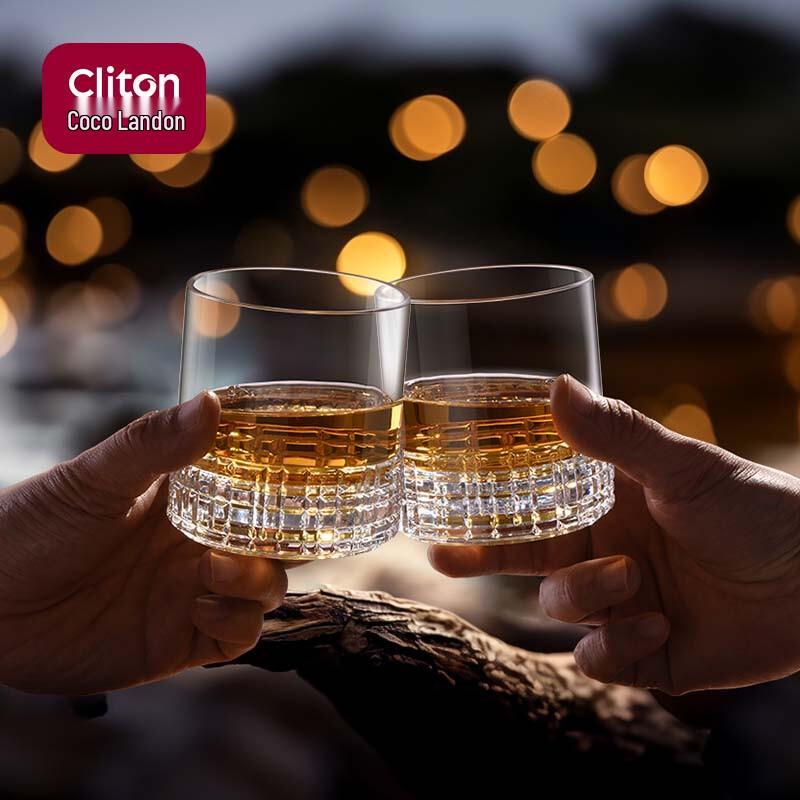 CLITON Glass Whiskey Glasses