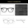 Glasses Gradient Frame Korean Computer Eyewear Black Frame Eyeglasses Women Eyeglasses Fake Glasses