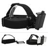 Plastic Black Outdoor Head Harness Strap Shooting Bracket Headband Mount for Motion Camera