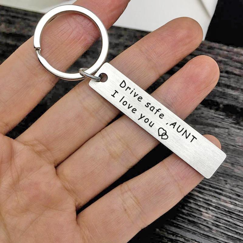 Father's Day Mother's Day Drive Safe For Family Mom Dad Stainless Steel Gift Accessories