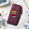 Vintage Summer Van Printed Long Wallet Casual Fashion Portable Multi Card Holder for Daily Use