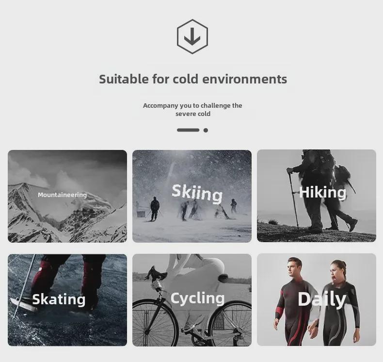 Горнолыжный компрессионный костюм Quick-Dry: Термобелье для спорта на открытом воздухе, велоспорта, родитель-ребенок, для мужчин и женщин
