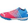 Future Z Round Toe Lace-Up TT (Rubber Studs) Soccer Shoes Men Soccer Shoes Pink Blue 107162-01