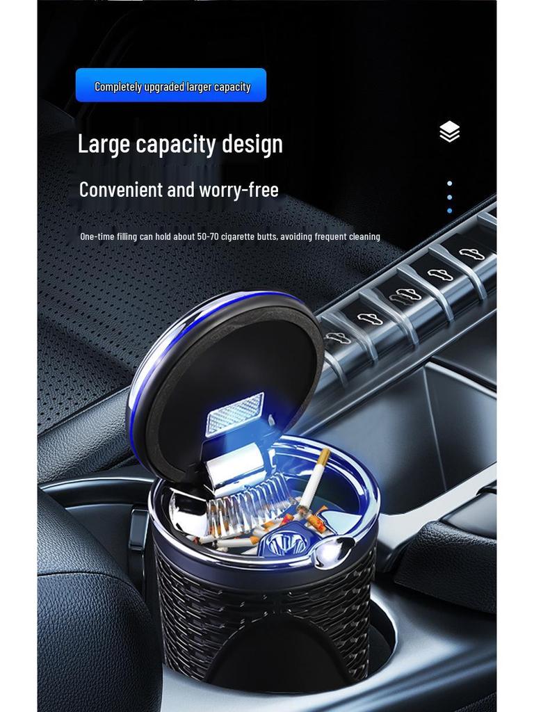 Огнестойкая металлическая пепельница с крышкой для моделей JAC Refine и Yue A60/M5